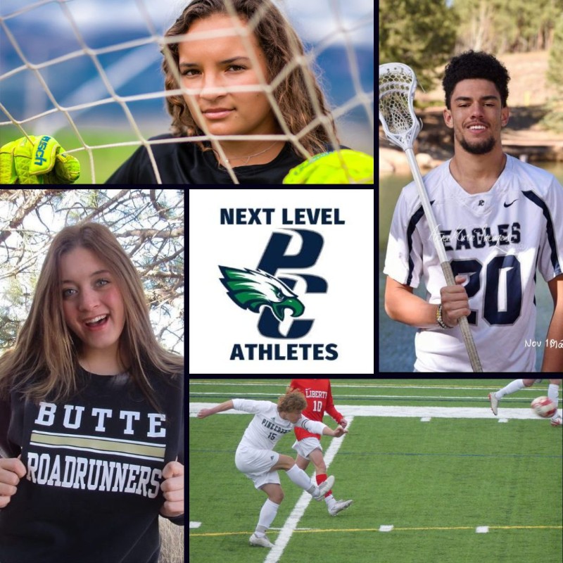 Photo collage of Pine Creek's 2021 Next Level Athletes