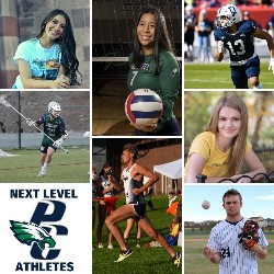 Photo collage of Pine Creek's 2021 Next Level Athletes