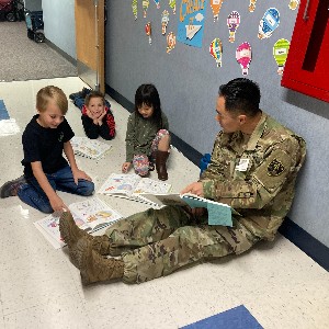 Students reading