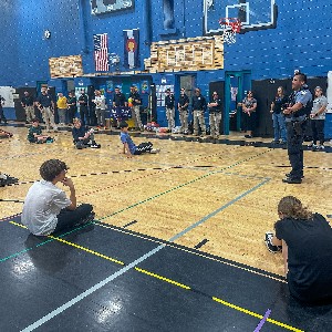 Colorado Springs police speak to students