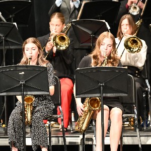 Trombone and saxophone section