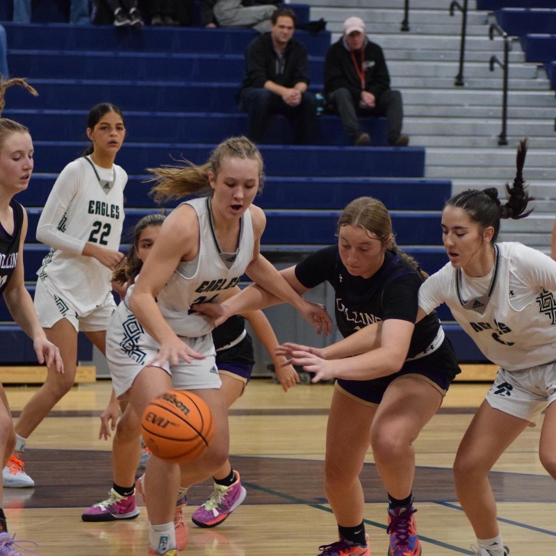 Player dribbling the ball