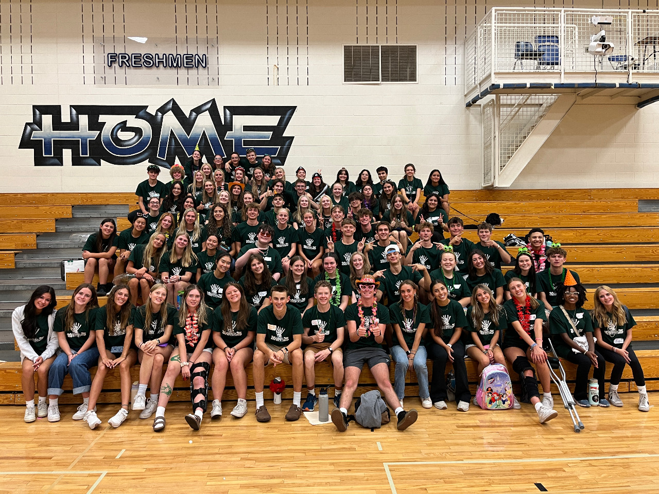 Group of Students in the Big Gym