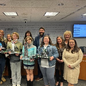 Timberview Students Presented to the ASD20 Board | Timberview Middle School