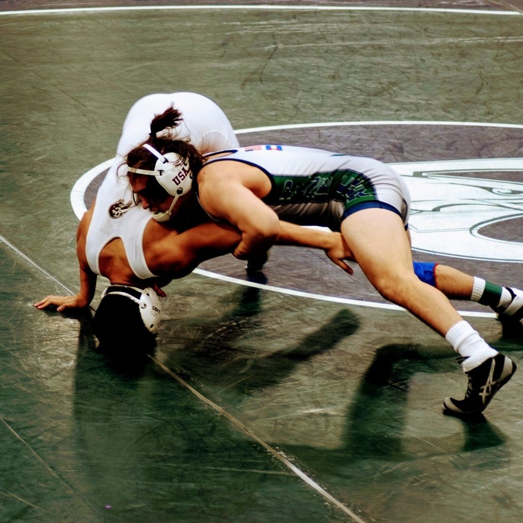 Pine Creek Wrestler in competition