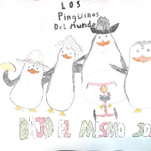 Images of Penguins with the phrase "Penguins of the World Under the Sun"