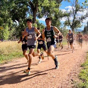 Boys running