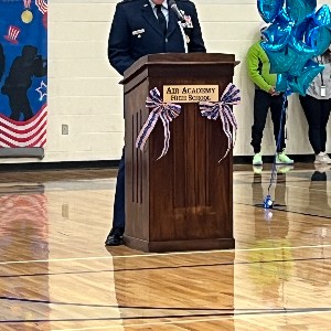 Col. Wendt was the special speaker.