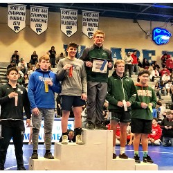 Pine Creek placers on medal stand