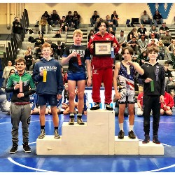 Pine Creek placers on medal stand