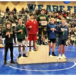 Pine Creek placers on medal stand