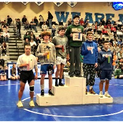 Pine Creek placers on medal stand