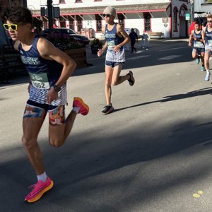 Boys competing in 5K