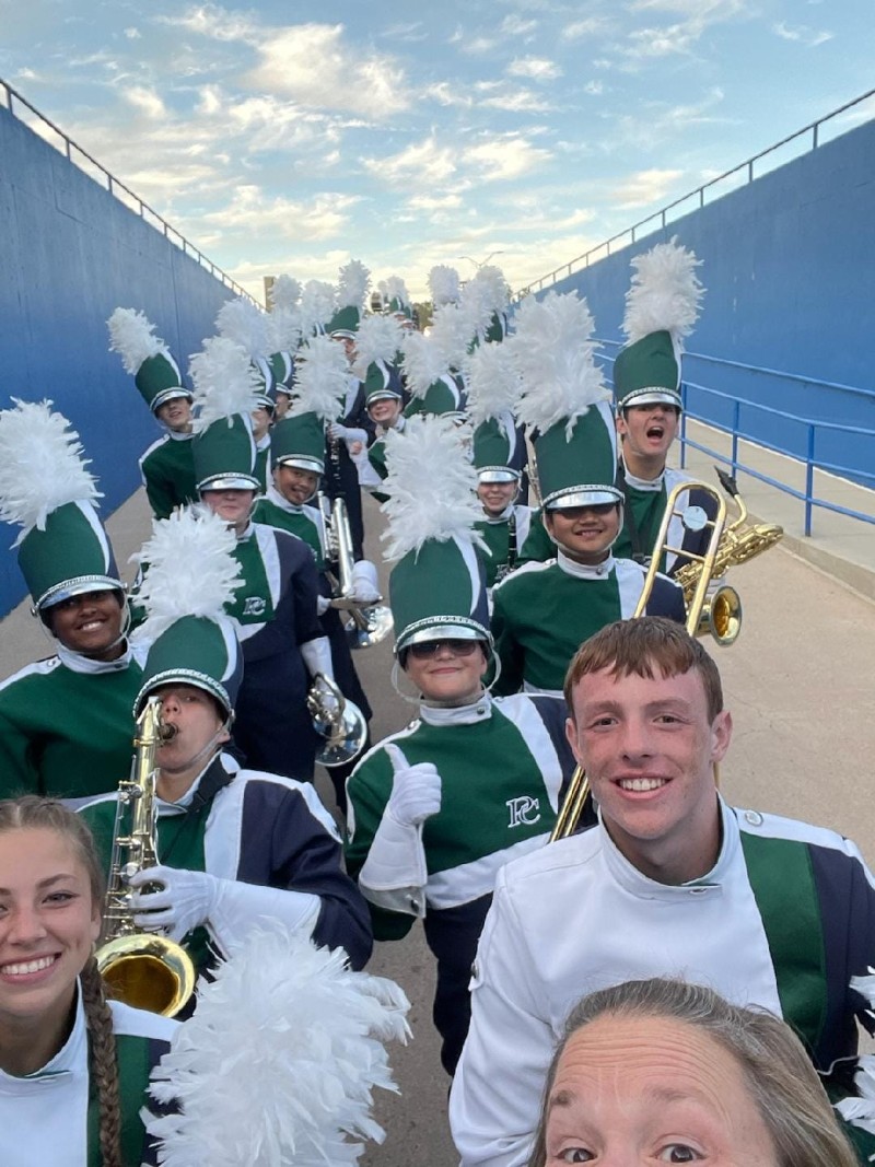 Marching Band at 5A State Competition