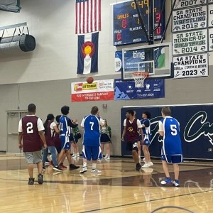 the unified basketball team during a game