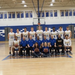 The RHS boys basketball team.