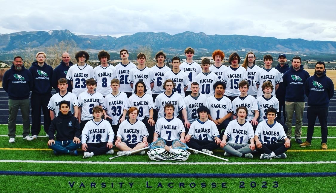 Varsity Boys Lacrosse team photo 2023