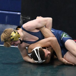 Wrestler pins competitor