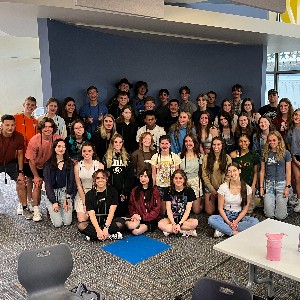 Group photo of all World Language students who received the Seal of Biliteracy