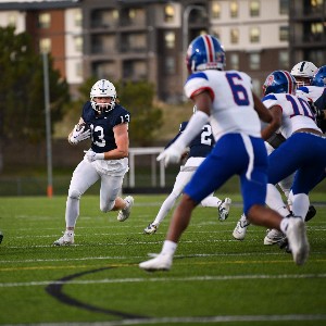 Football player running