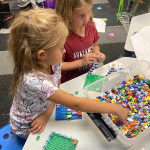 Students building future houses