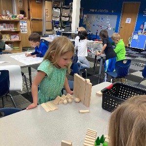 Students building future houses