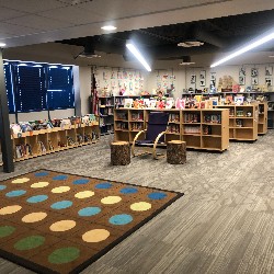 The library at High Plains Elementary School.