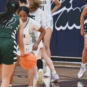 Girl with her eye on the ball