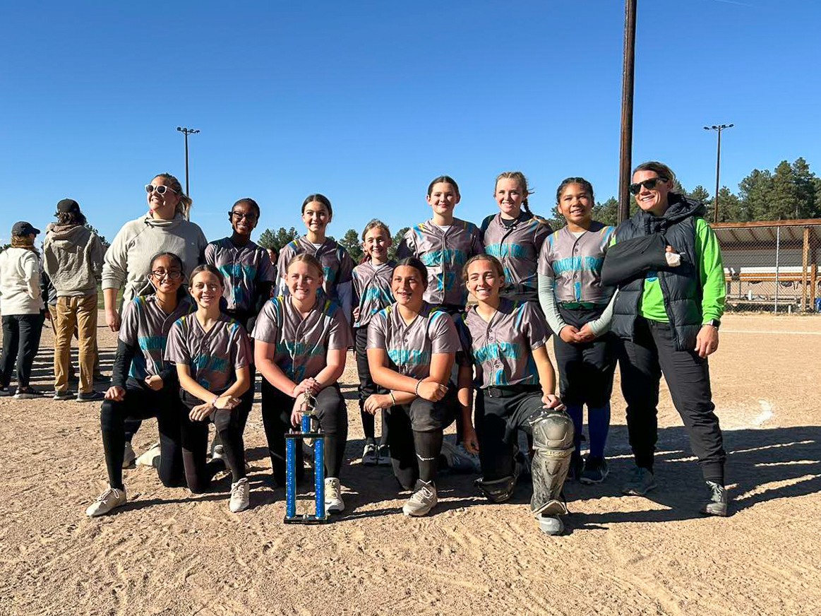 Group photo of the CTMS Fastpitch Softball team, NPAC League Champions