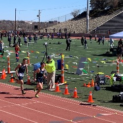 Boys running