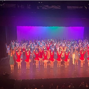 Liberty Dancers perform their concert finale on Liberty's stage.