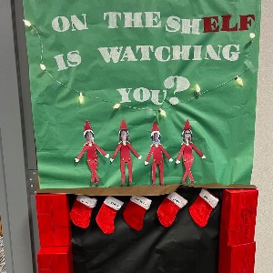 Which admin on the shelf is watching you?