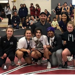 Group shot of female wrestlers 