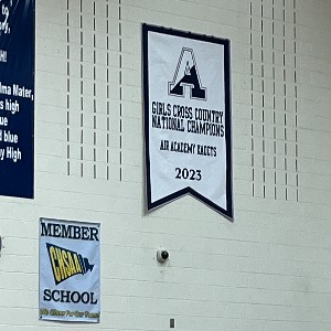Girls cross country national championship banner unveiled