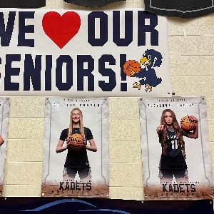 Senior recognition banners