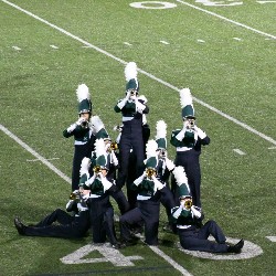 Trumpets playing at Southern Regional Marching Band Competition