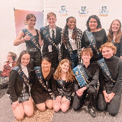 State Theatre Officers from the State of Colorado pose with sashes