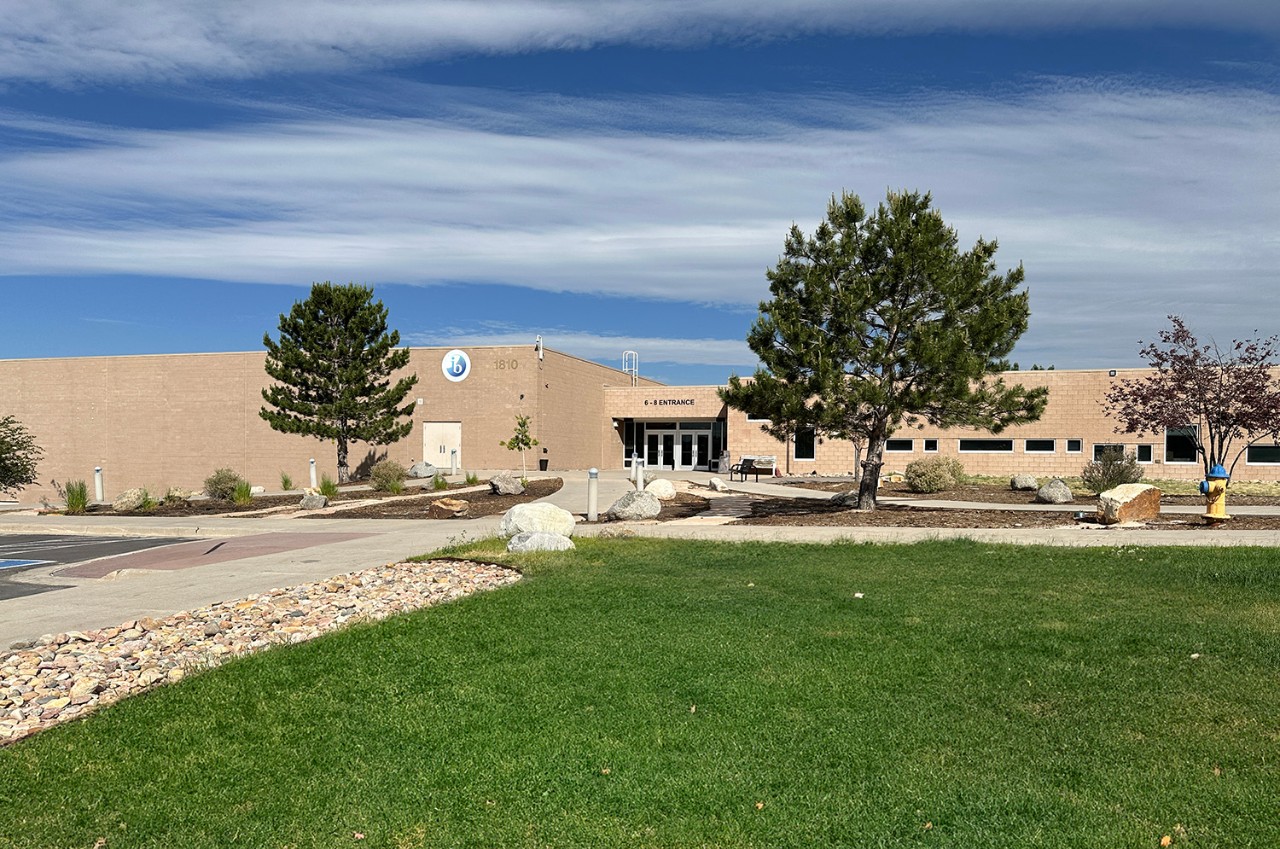 DCC Middle School from the outside.